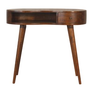 Chestnut Rounded Writing Desk