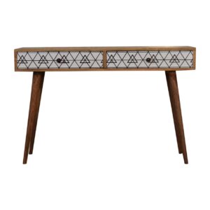 Triangular Long Console Table