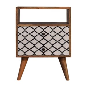 Stella Bedside with Open Slot