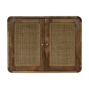Floating  Knit Grey Wash Cabinet