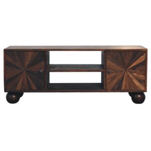 Sunrise Ball Walnut TV Unit