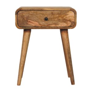 Avora Oak-ish Nightstand with 1 drawer