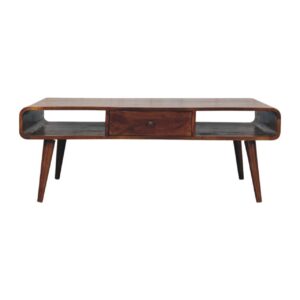 Avora 2 Drawer Chestnut Coffee Table