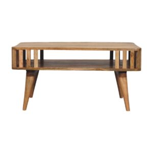 Slatted Oak-ish Coffee Table