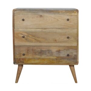 Curved Oak-ish Chest