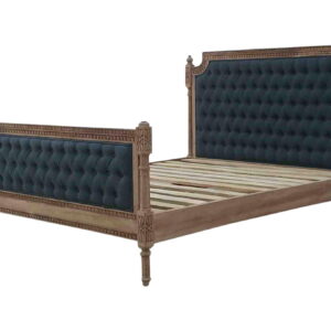 Lana Grey Deep Button Bedroom Bed