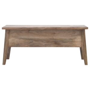 Solid Wood Lid Up Storage Bench