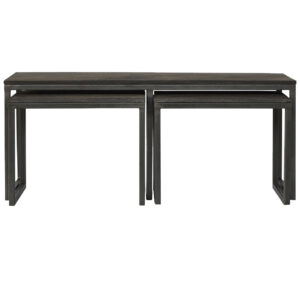 Set of 3 Iron Base Tables