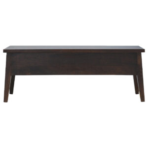 Walnut Hallway Storage Bench