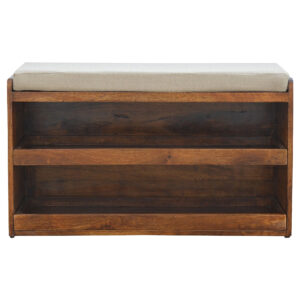 Mud Linen Shoe Bench