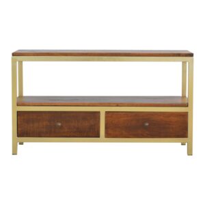 Media Unit With Gold Base